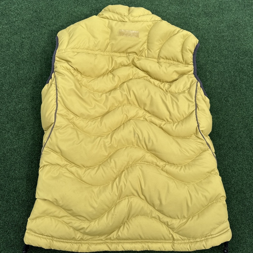 REI Co-Op Woman's Size XS Yellow Quantum Quilted Down Puffer Vest Full‎ Zip - Picture 9 of 9